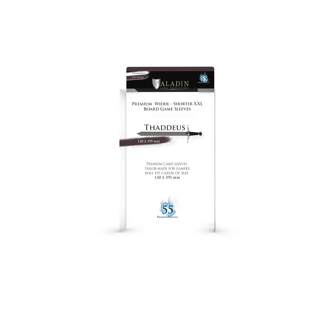 Paladin Card Protectors - Clear Gloss Ultra Large Sizes: Ragnelle – 103x128mm
