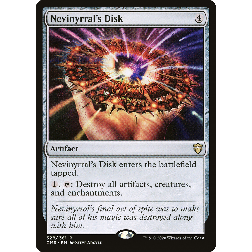 Nevinyrral's Disk (CMR-328) - Commander Legends Foil