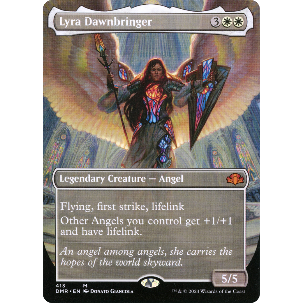 Lyra Dawnbringer (Borderless) (DMR-413) - Dominaria Remastered (Borderless)