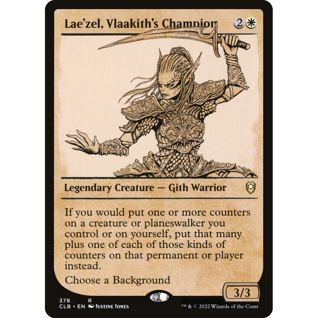 Lae'zel, Vlaakith's Champion (CLB-378) - Commander Legends: Battle for Baldur's Gate: (Showcase) Foil