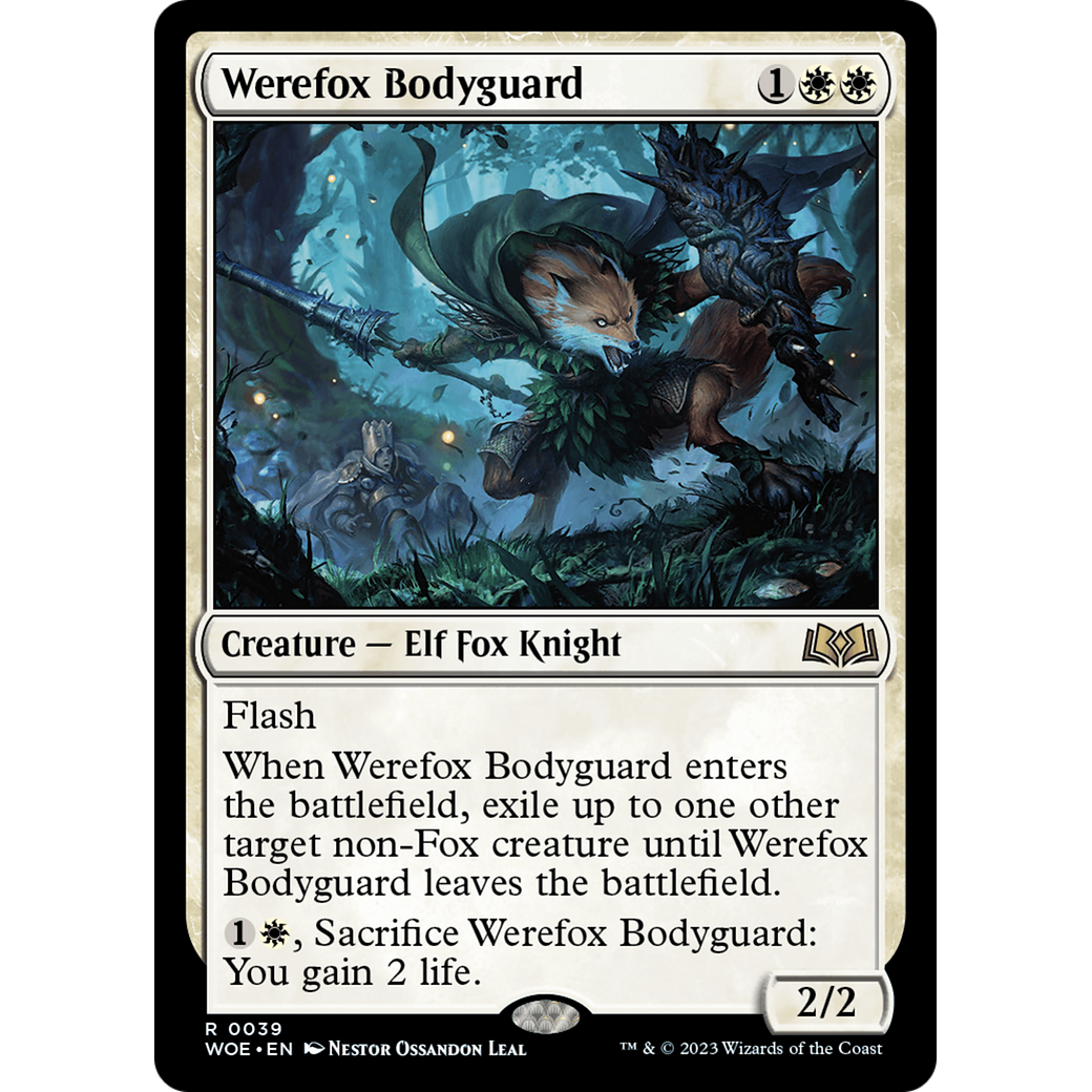 Werefox Bodyguard (WOE-039) - Wilds of Eldraine Foil