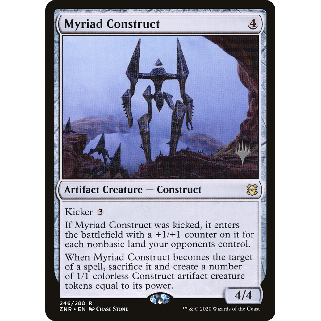 Myriad Construct (PPZNR-246) - Zendikar Rising Promos Foil