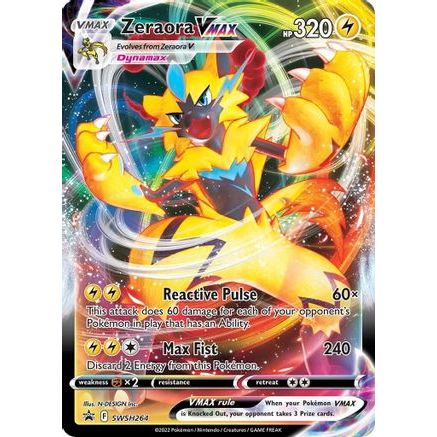 Zeraora VMAX - SWSH264 SWSH264/307 - SWSH Sword & Shield Promo Cards Holofoil