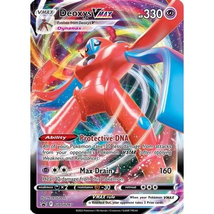Deoxys VMAX - SWSH267 SWSH267/307 - SWSH Sword & Shield Promo Cards Holofoil