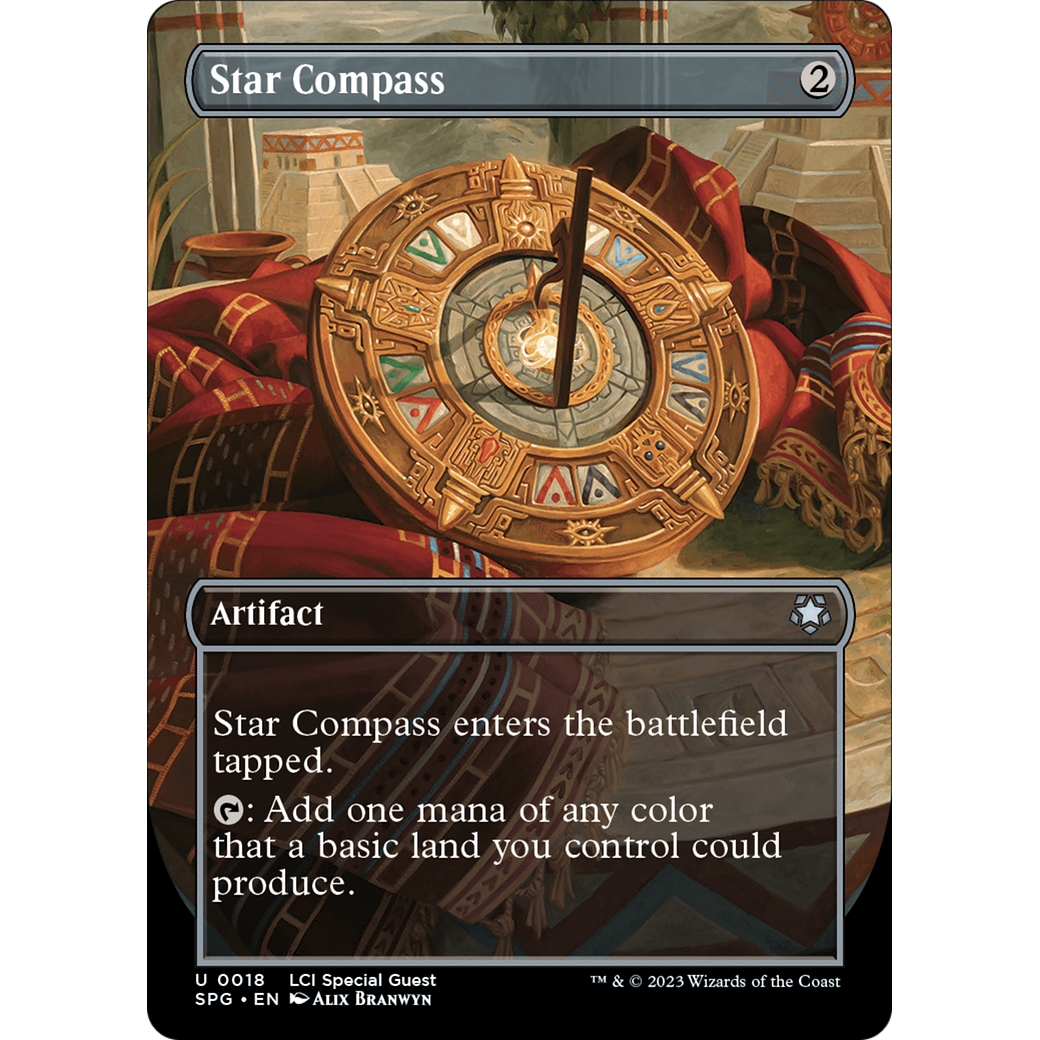 Star Compass (Borderless) (SPG-018) - Special Guests (Borderless) Foil