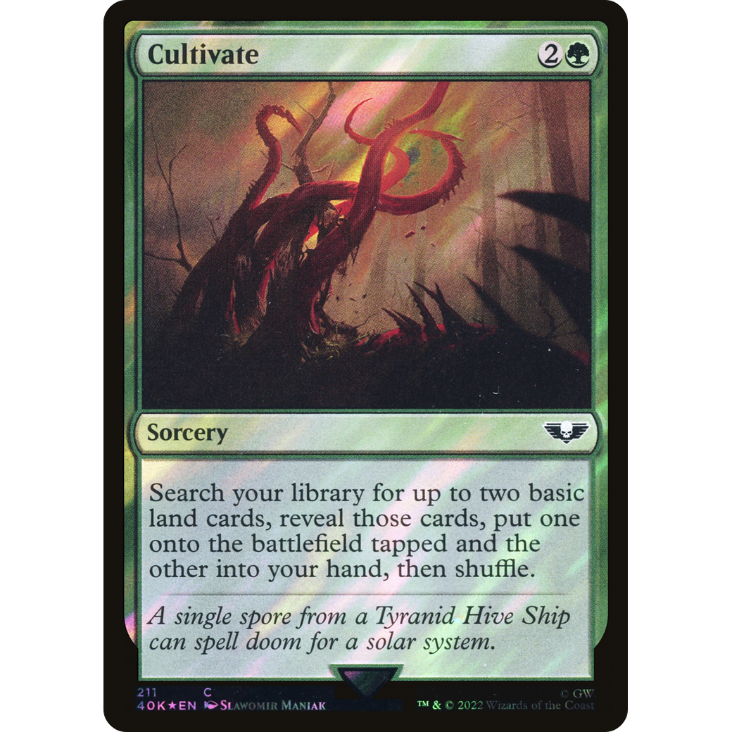 Cultivate (40K-211) - Warhammer 40,000 Commander Foil