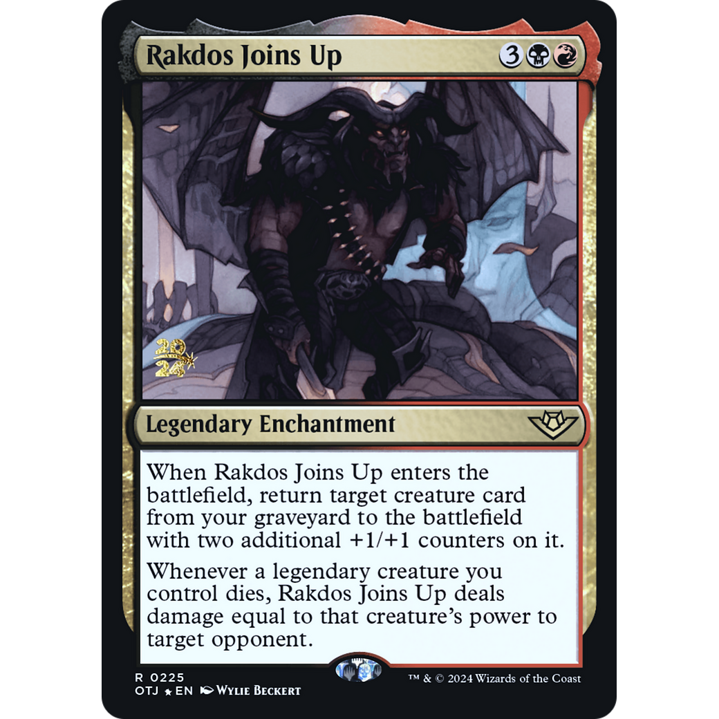 Rakdos Joins Up (PRE-225S) - Outlaws of Thunder Junction Promos Foil