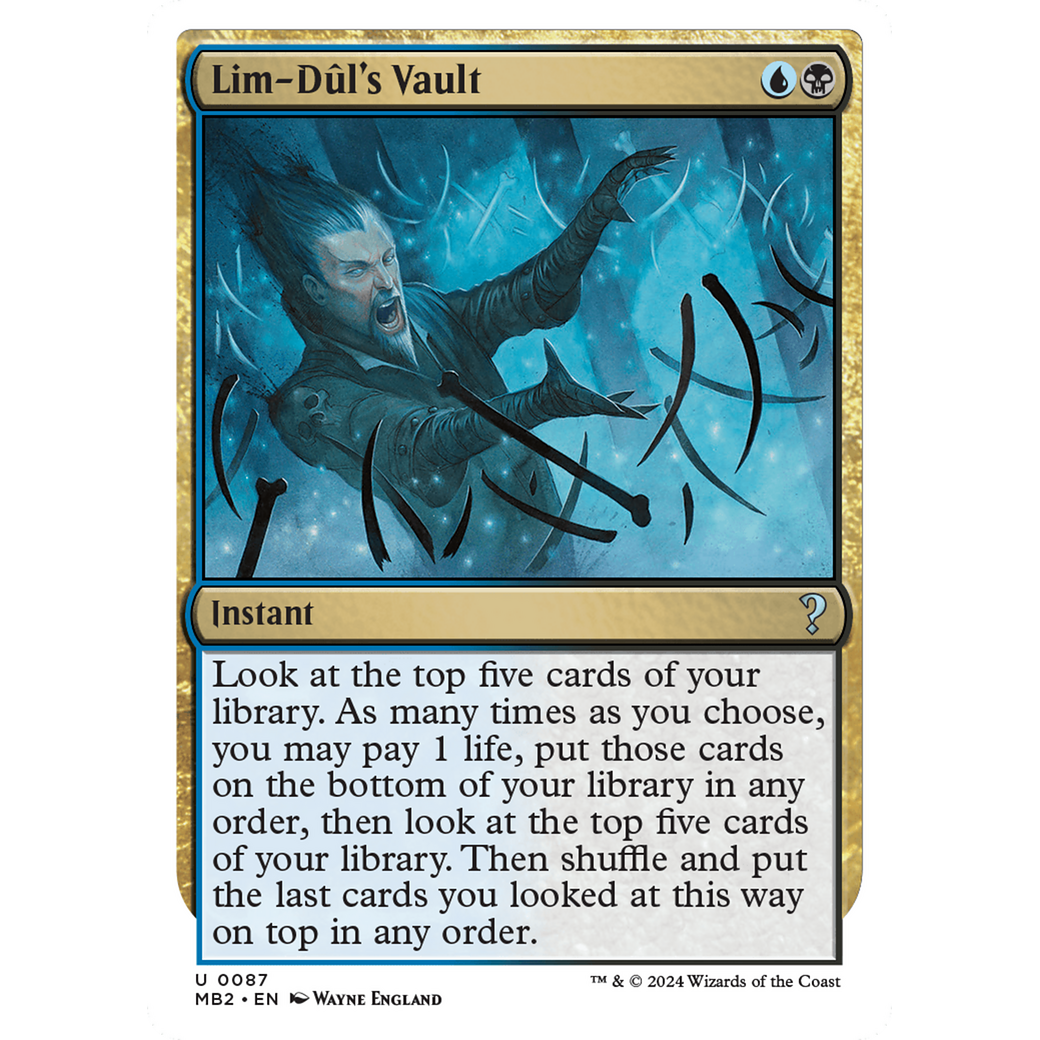 Lim-Dul's Vault (White Border) (MB2-087) - Mystery Booster 2