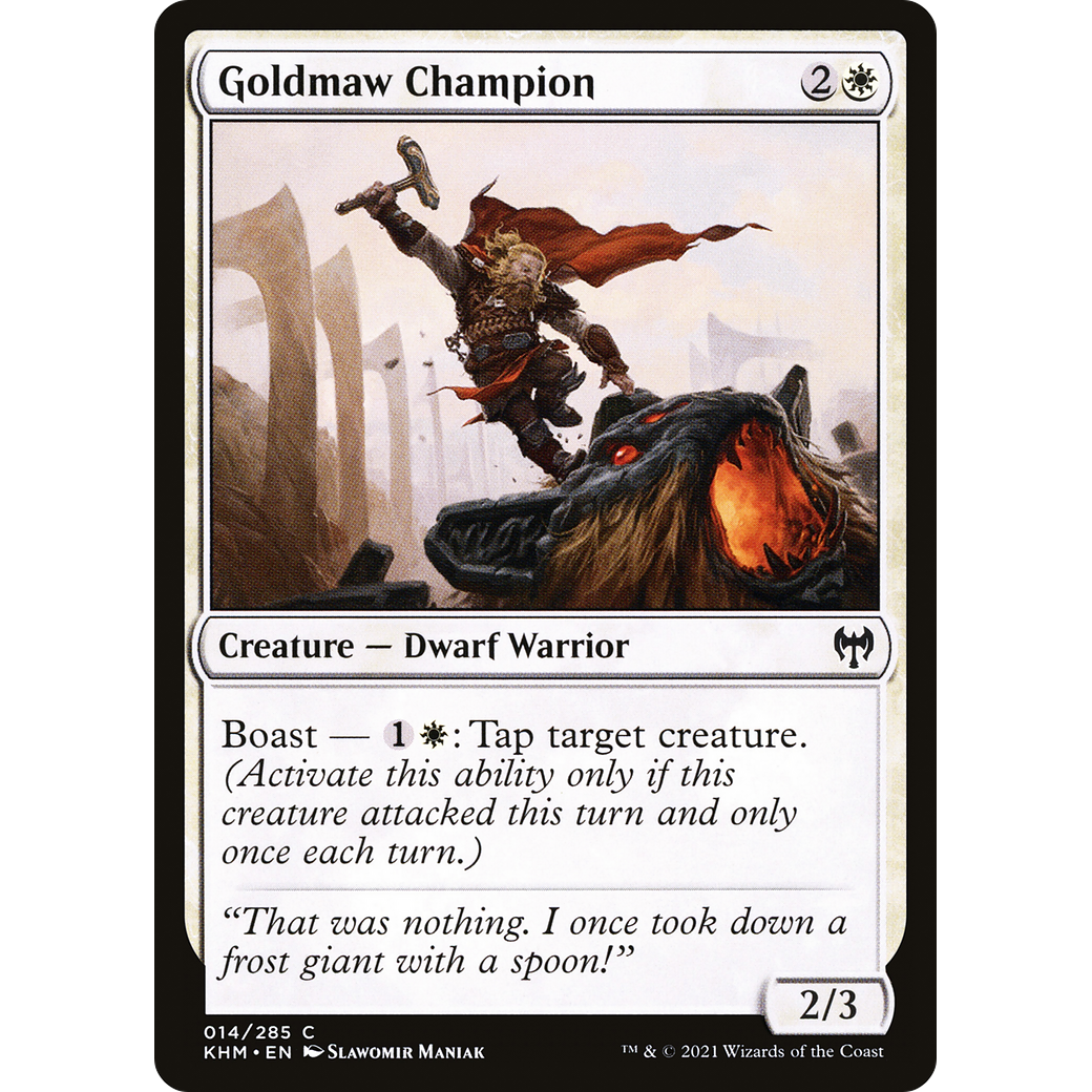 Goldmaw Champion (KHM-014) - Kaldheim Foil