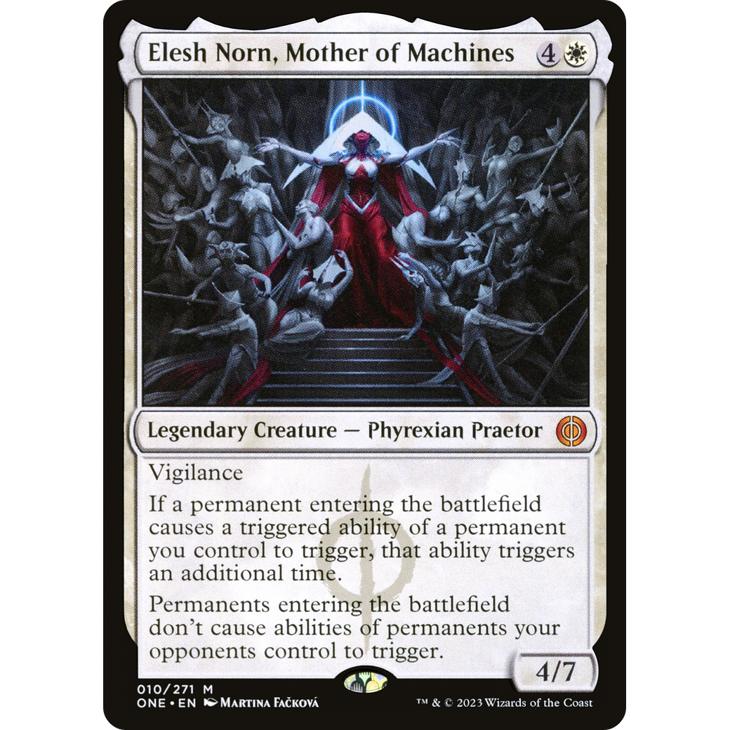 Elesh Norn, Mother of Machines (ONE-010) - Phyrexia: All Will Be One Foil