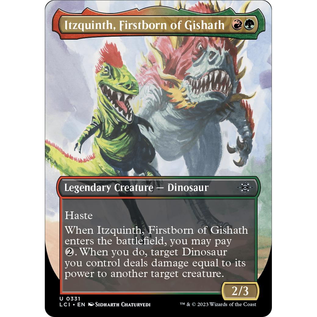 Itzquinth, Firstborn of Gishath (LCI-331) - The Lost Caverns of Ixalan (Borderless)