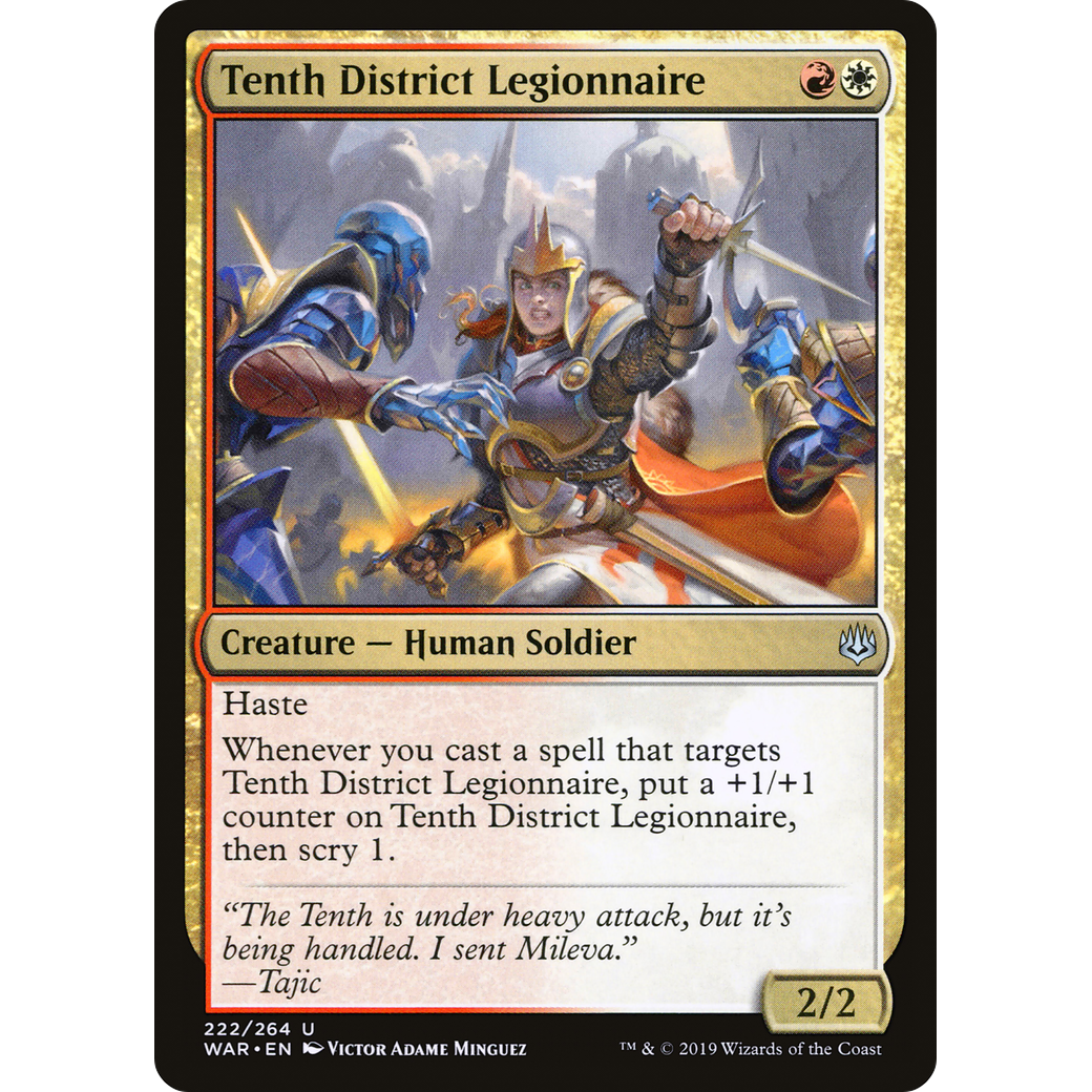 Tenth District Legionnaire (WAR-222) - War of the Spark Foil