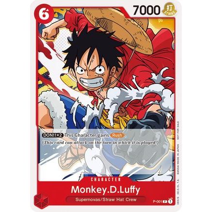 Monkey.D.Luffy (Super Pre-Release) [Participant] (P-001) - One Piece Promotion Cards