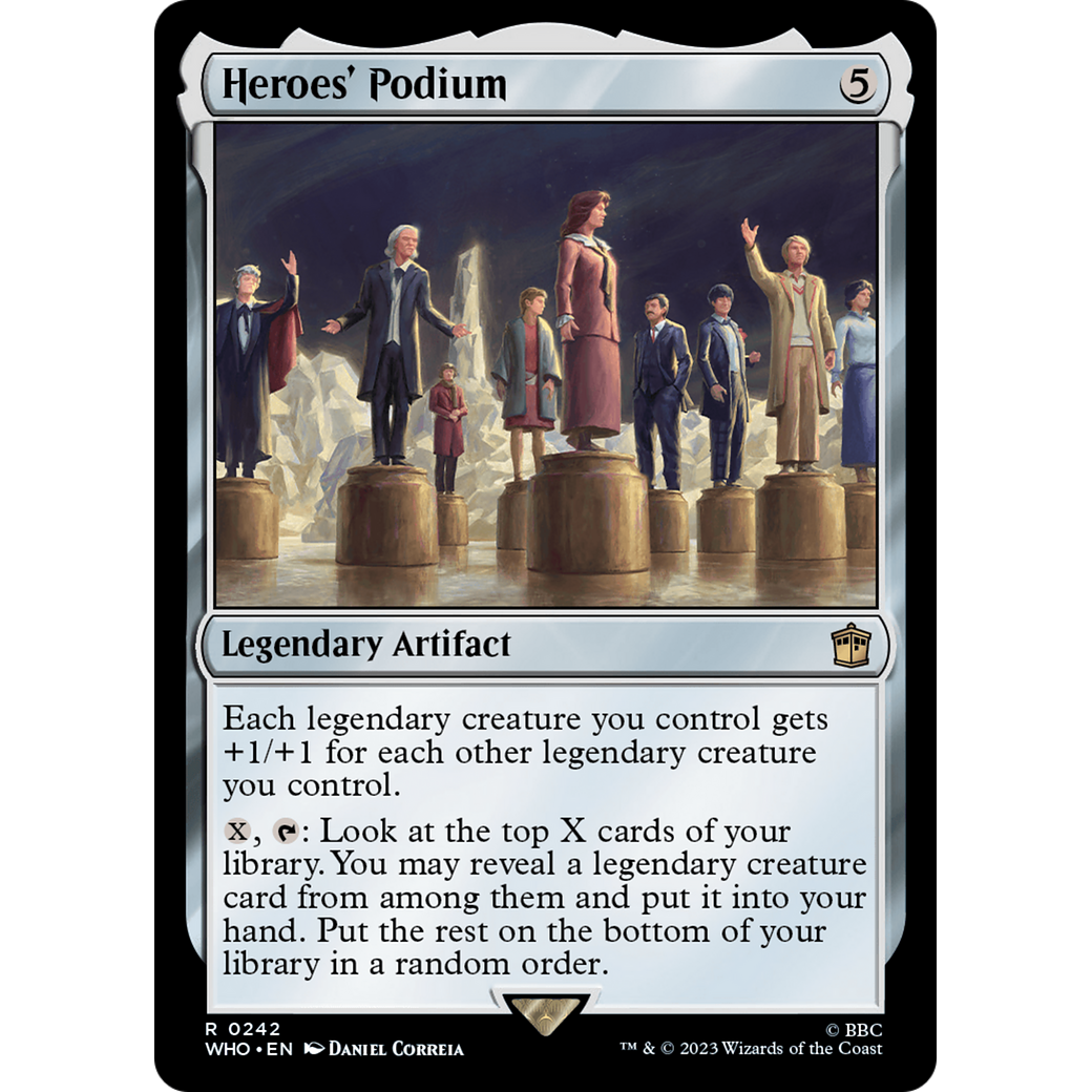 Heroes' Podium (WHO-242) - Doctor Who