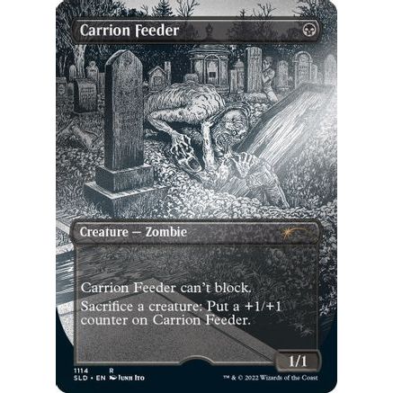 Carrion Feeder (Borderless) (Foil Etched) (SLD-1114) - Secret Lair Drop Series Foil