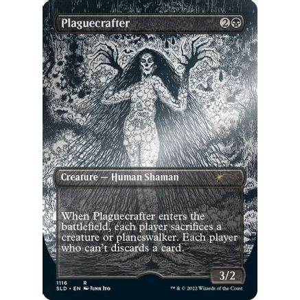 Plaguecrafter (Borderless) (Foil Etched) (SLD-1116) - Secret Lair Drop Series Foil
