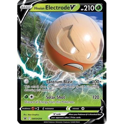 Hisuian Electrode V - SWSH294 SWSH294/307 - SWSH Sword & Shield Promo Cards Holofoil