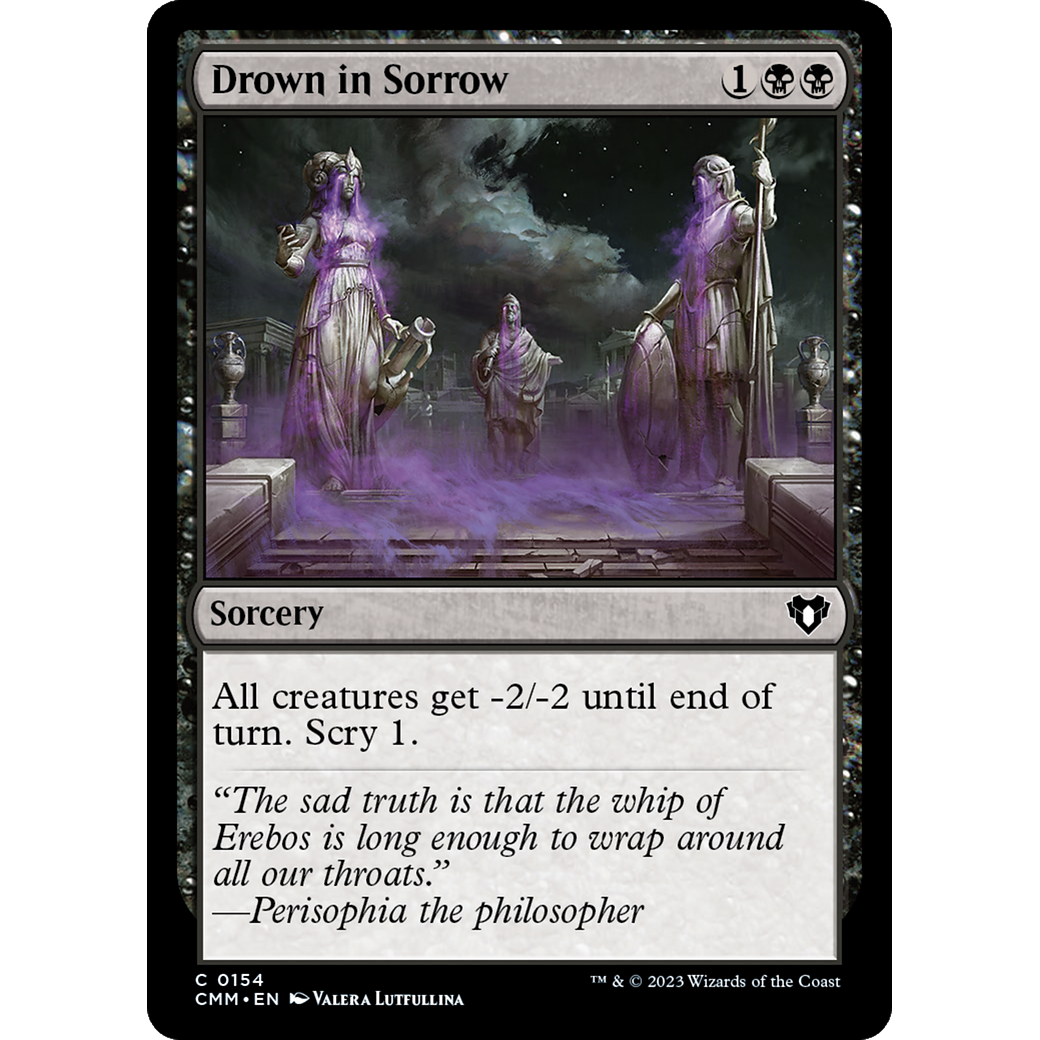 Drown in Sorrow (CMM-154) - Commander Masters Foil