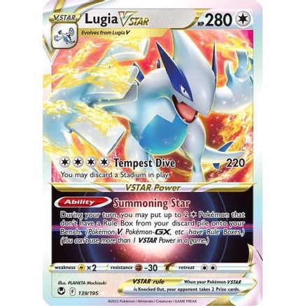 Lugia VSTAR 139/195 - SWSH12 Silver Tempest Holofoil