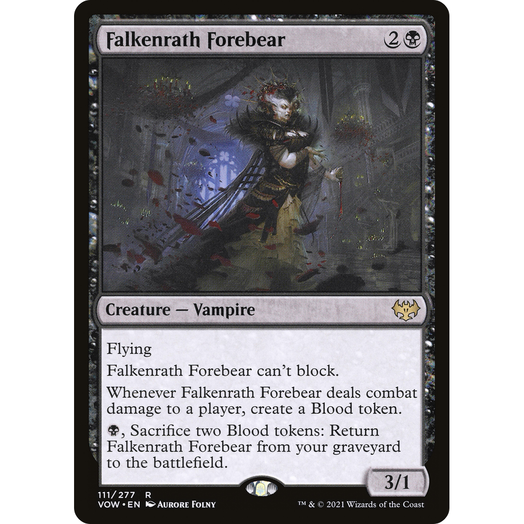 Falkenrath Forebear (VOW-111) - Innistrad: Crimson Vow Foil