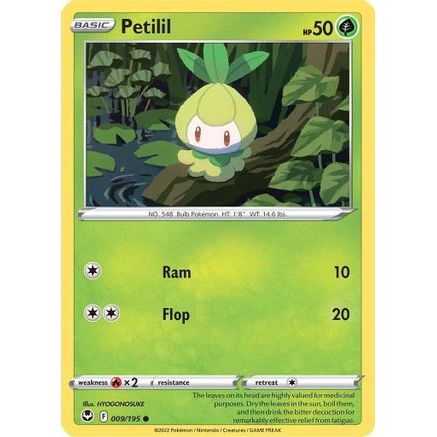 Petilil 9/195 - SWSH12 Silver Tempest