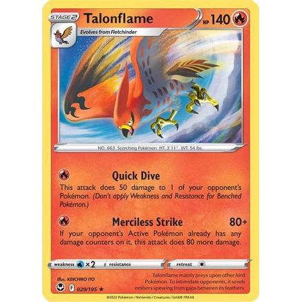 Talonflame 29/195 - SWSH12 Silver Tempest