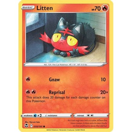 Litten 30/195 - SWSH12 Silver Tempest