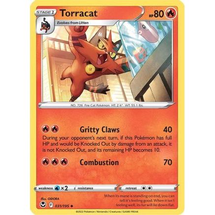 Torracat 31/195 - SWSH12 Silver Tempest