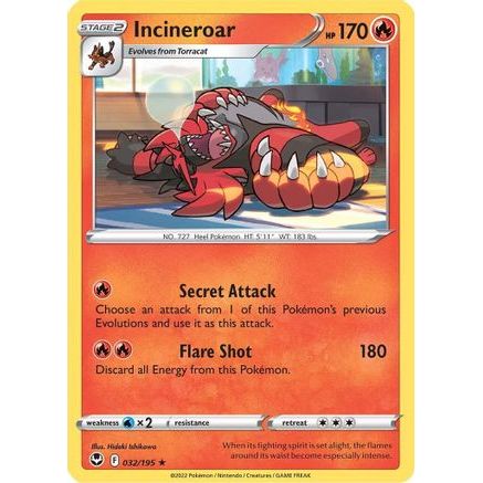 Incineroar 32/195 - SWSH12 Silver Tempest