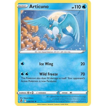 Articuno 36/195 - SWSH12 Silver Tempest Holofoil