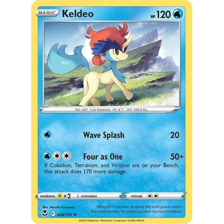 Keldeo 46/195 - SWSH12 Silver Tempest Reverse Holofoil