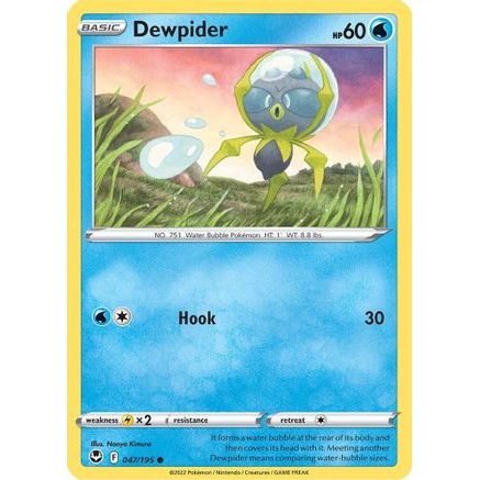 Dewpider 47/195 - SWSH12 Silver Tempest