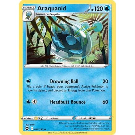 Araquanid 48/195 - SWSH12 Silver Tempest