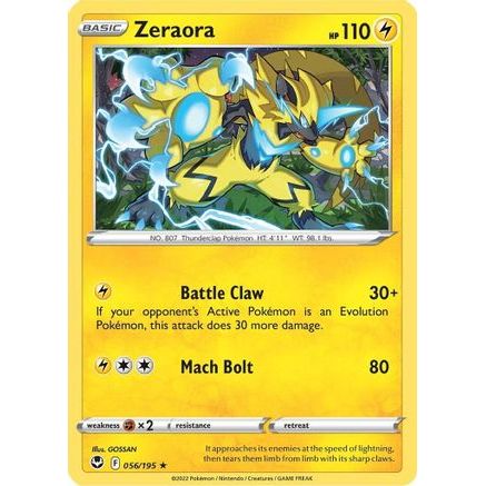 Zeraora 56/195 - SWSH12 Silver Tempest