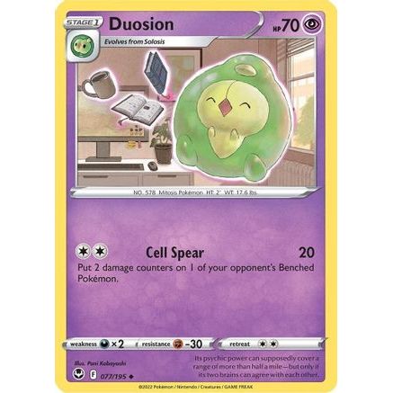 Duosion 77/195 - SWSH12 Silver Tempest Reverse Holofoil