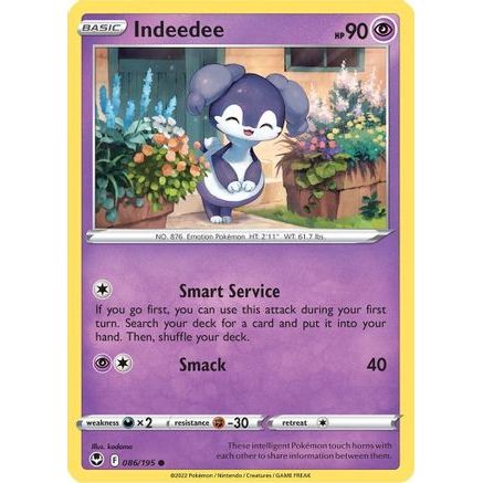 Indeedee 86/195 - SWSH12 Silver Tempest