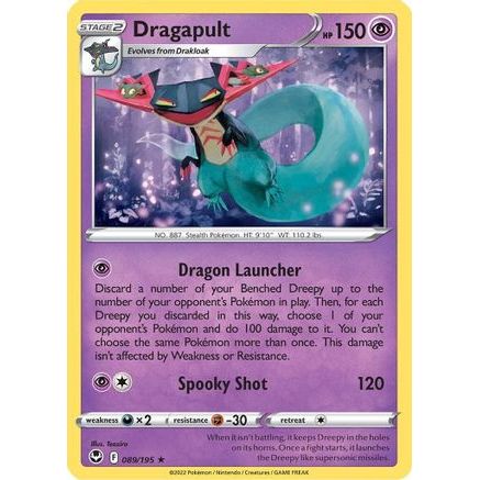 Dragapult 89/195 - SWSH12 Silver Tempest Holofoil