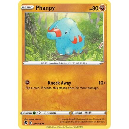 Phanpy 91/195 - SWSH12 Silver Tempest