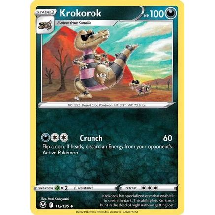 Krokorok 112/195 - SWSH12 Silver Tempest
