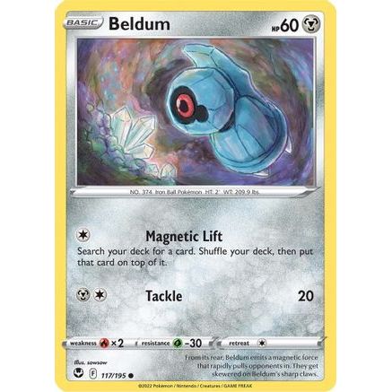 Beldum 117/195 - SWSH12 Silver Tempest Reverse Holofoil