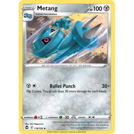Metang 118/195 - SWSH12 Silver Tempest