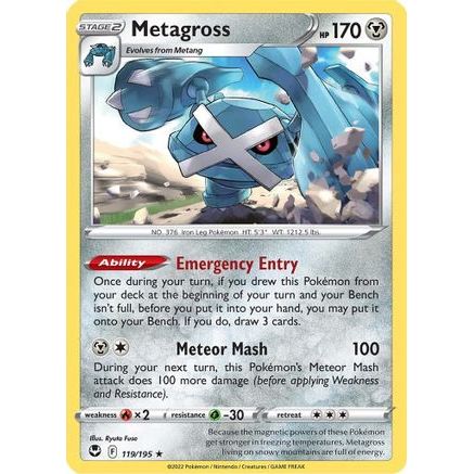 Metagross 119/195 - SWSH12 Silver Tempest Holofoil