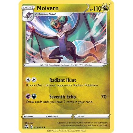 Noivern 133/195 - SWSH12 Silver Tempest Reverse Holofoil
