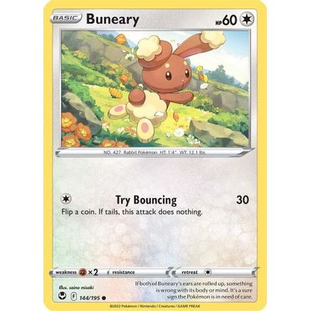 Buneary 144/195 - SWSH12 Silver Tempest