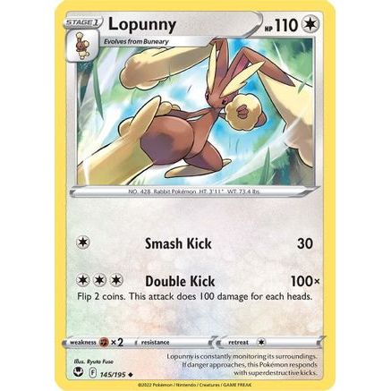 Lopunny 145/195 - SWSH12 Silver Tempest