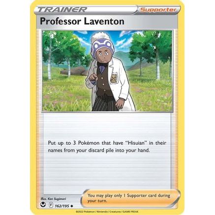 Professor Laventon 162/195 - SWSH12 Silver Tempest Reverse Holofoil