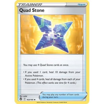 Quad Stone 163/195 - SWSH12 Silver Tempest