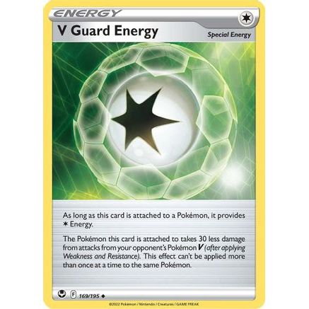 V Guard Energy 169/195 - SWSH12 Silver Tempest Reverse Holofoil