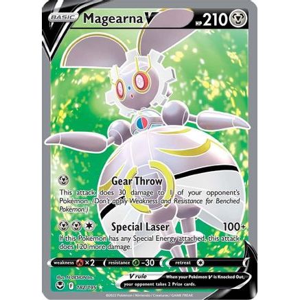 Magearna V (Full Art) 182/195 - SWSH12 Silver Tempest Holofoil
