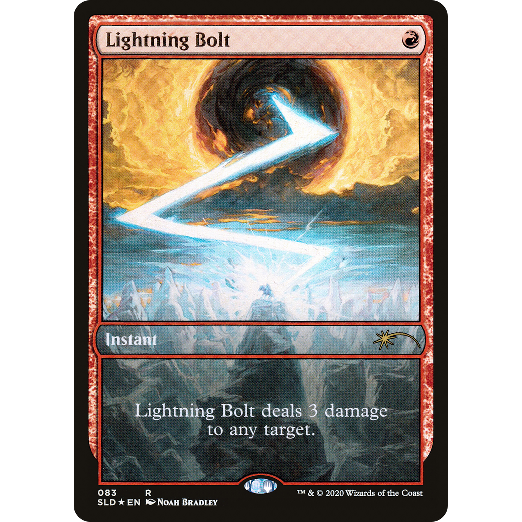 Lightning Bolt (083) (SLD-083) - Secret Lair Drop Foil